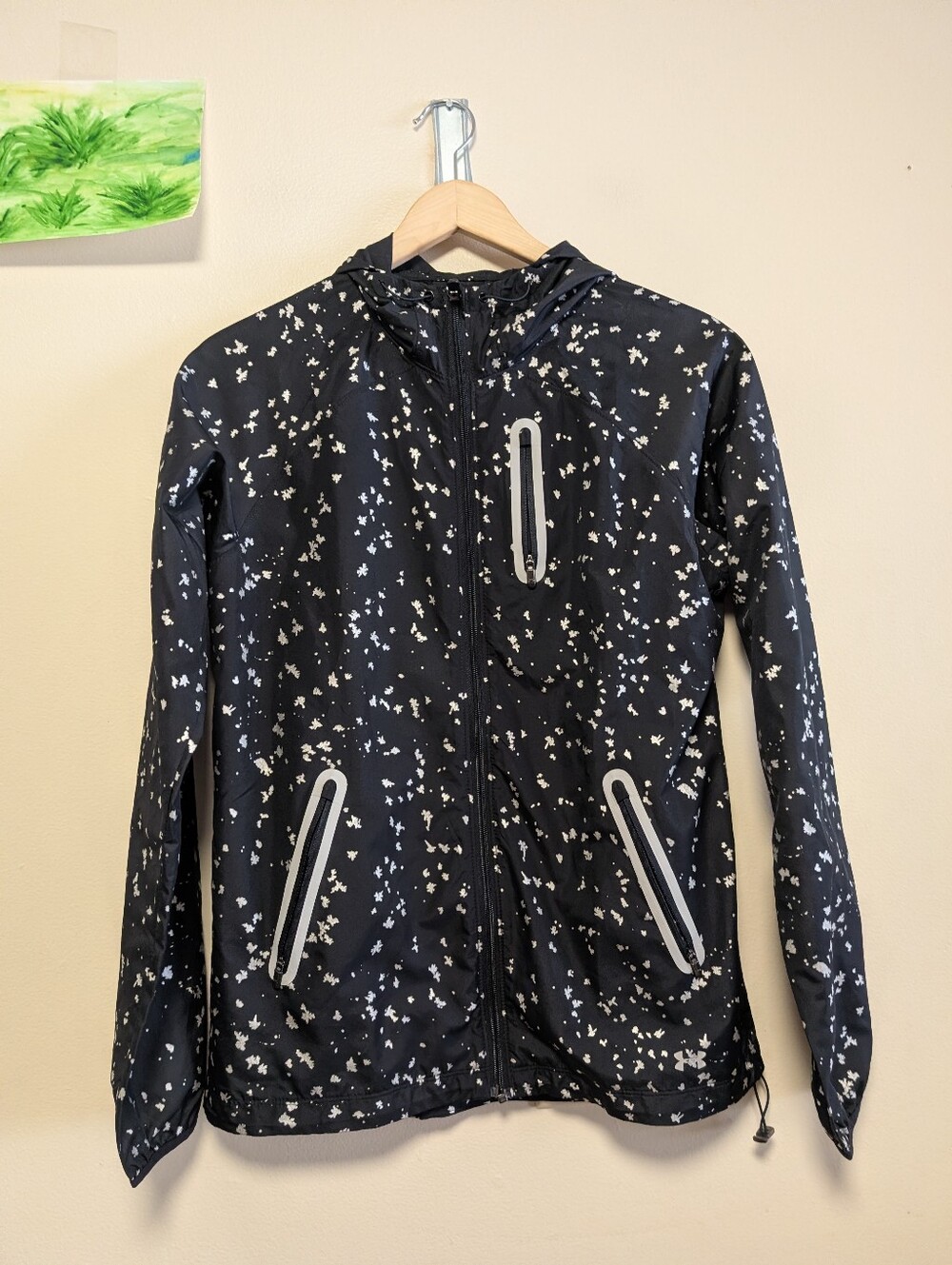 Under Armour AllSeasonGear Printed Hooded Running Jacket Women's Medium